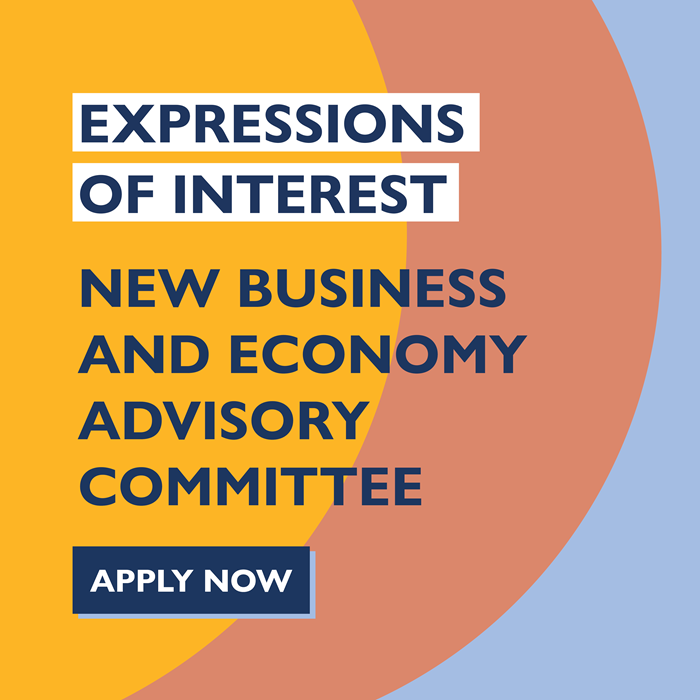 Expressions of Interest — new Business and Economy Advisory Committee