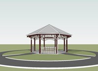 Hopetoun Gardens Bandstand artist impression