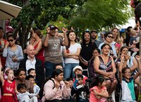 People at a community event