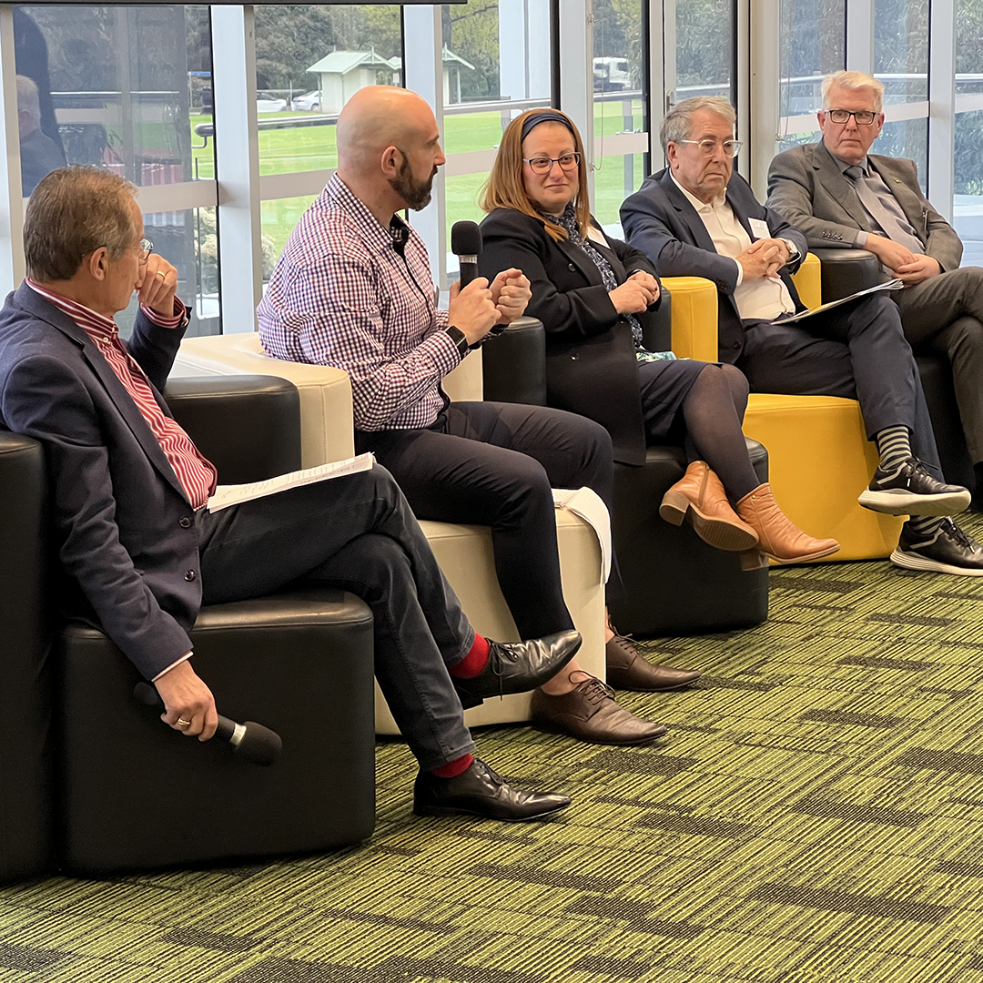 Cr David Zyngier, Cr Tony Athanasopoulos, Cr Simone Zmood, Cr Sam Parasol, Cr Jim Magee (Mayor)