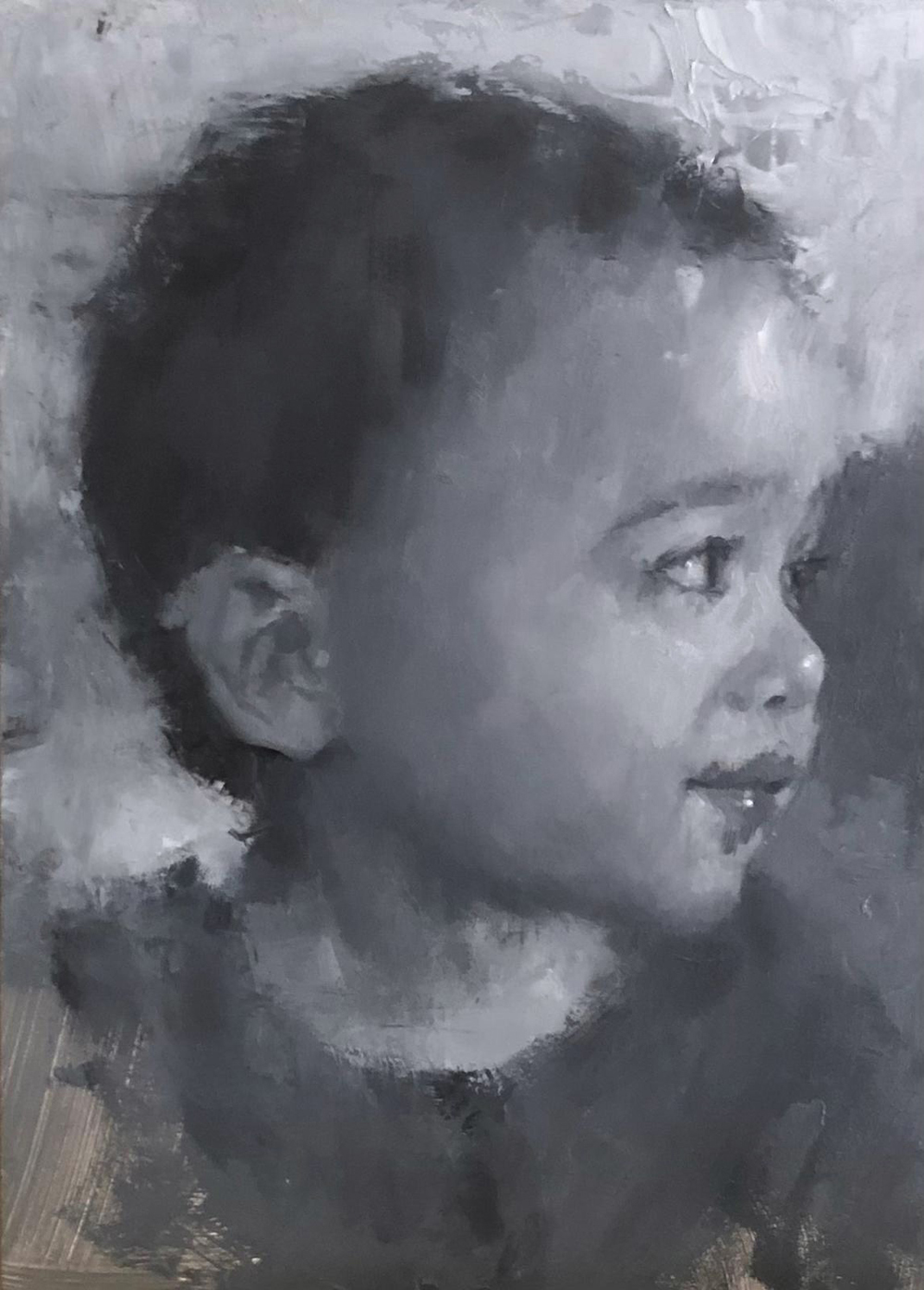 Painting of a young child
