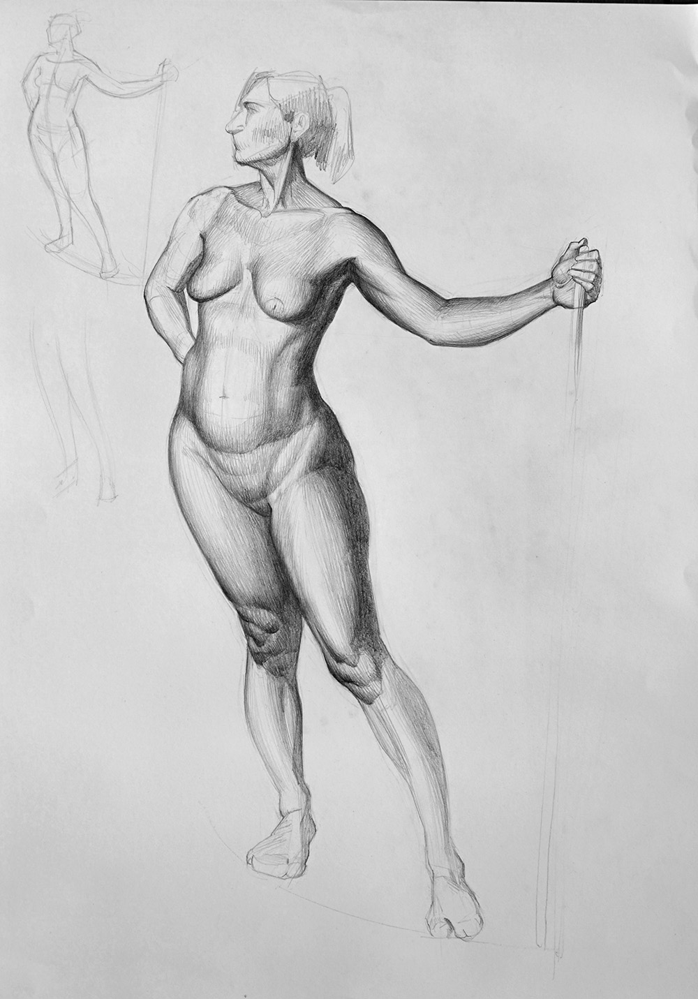 Pencil life drawing