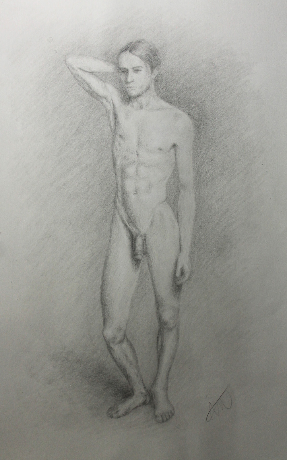 Life drawing Standing Pose