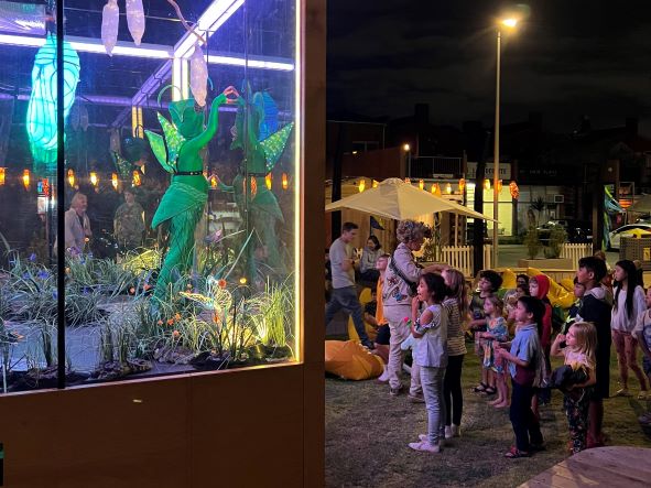 Born in a Taxi’s Butterfly House, presented as part of The CUBE: Illuminating Arts Experiences, April 2022