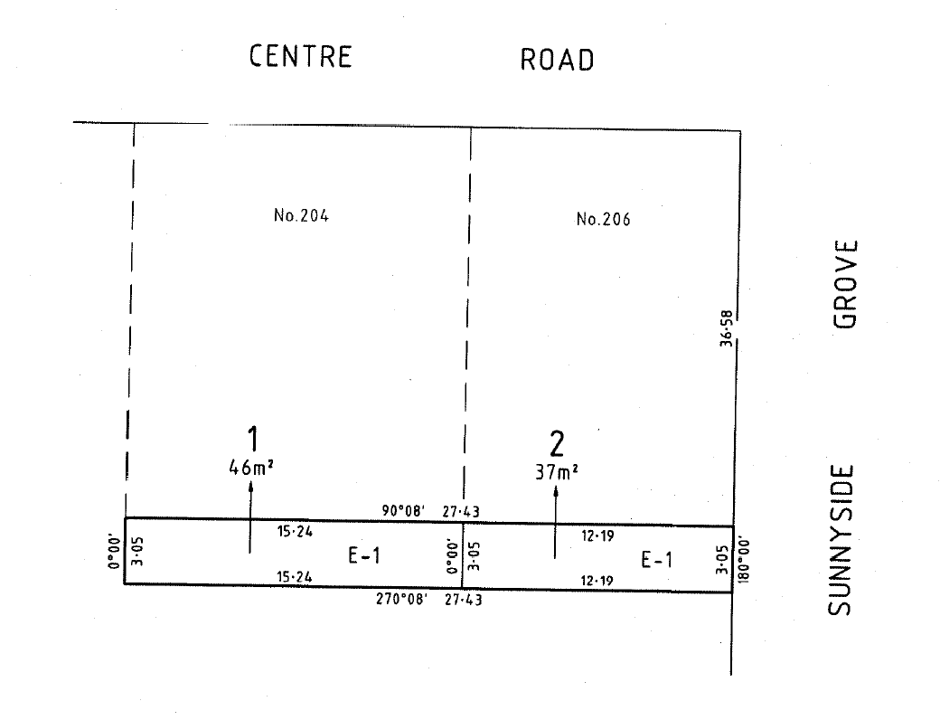 Plan 204 Centre Road