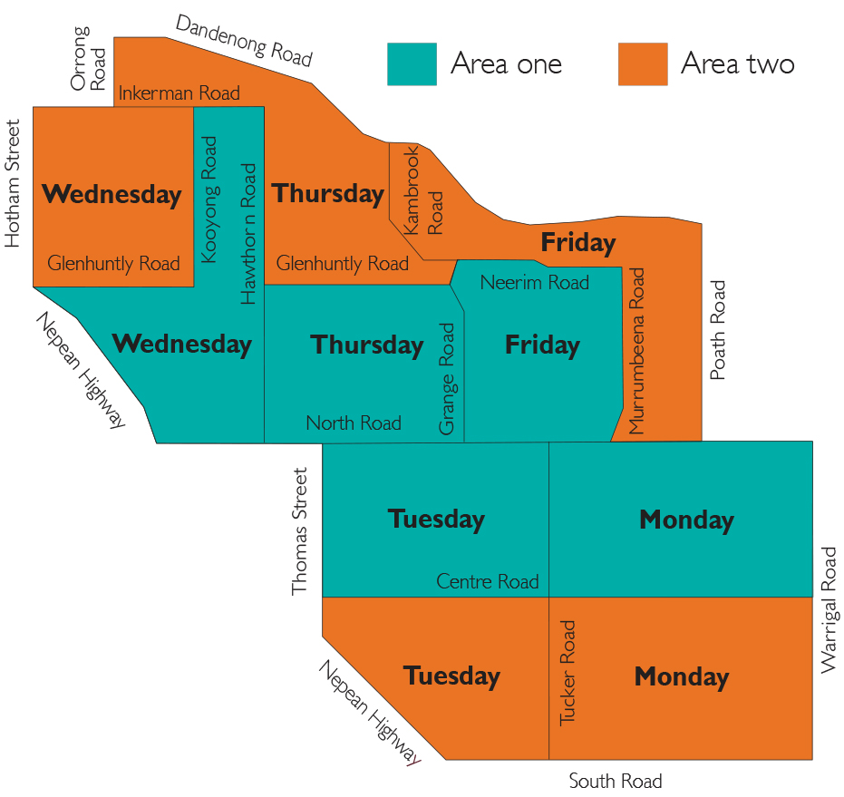 Collection Area map