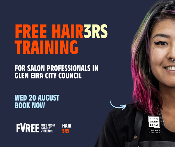 Free Hair3Rs Training for salon professionals in Glen Eira City Council