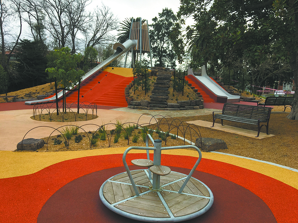 Harleston Park in Elsternwick