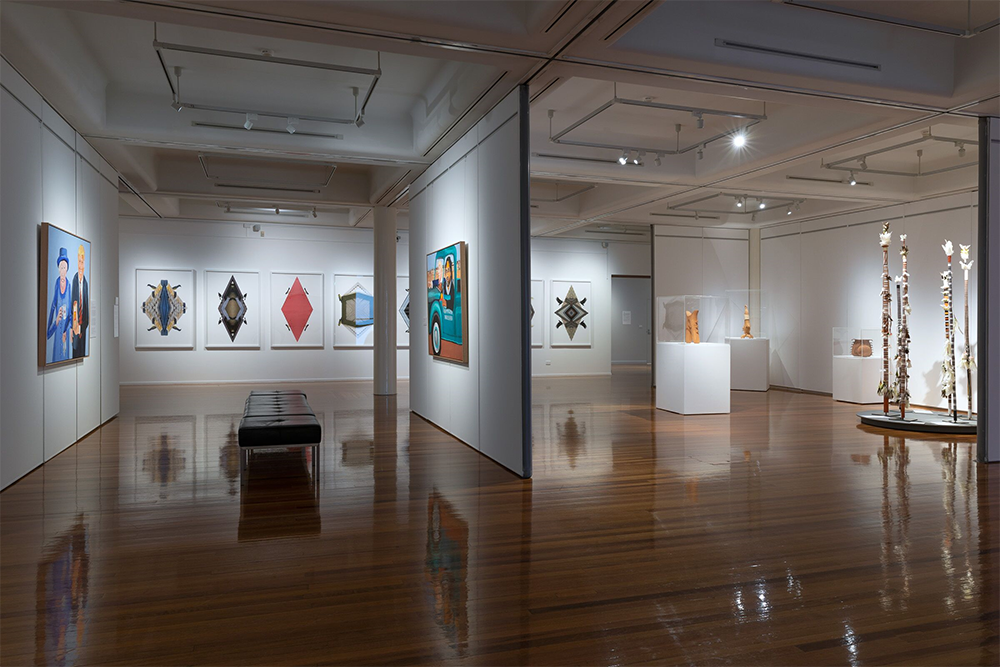 Glen Eira City Council Gallery | Celebrating Culture: Contemporary Indigenous Art | Exhibition installation | 2 May – 28 July 2019 | Photo: Mark Ashkanasy