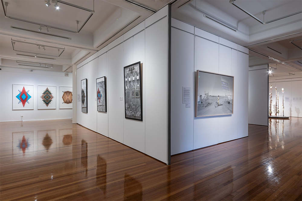 Glen Eira City Council Gallery | Celebrating Culture: Contemporary Indigenous Art | Exhibition installation | 2 May – 28 July 2019 | Photo: Mark Ashkanasy