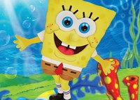 Picture of person wearing Sponge Bob outfit