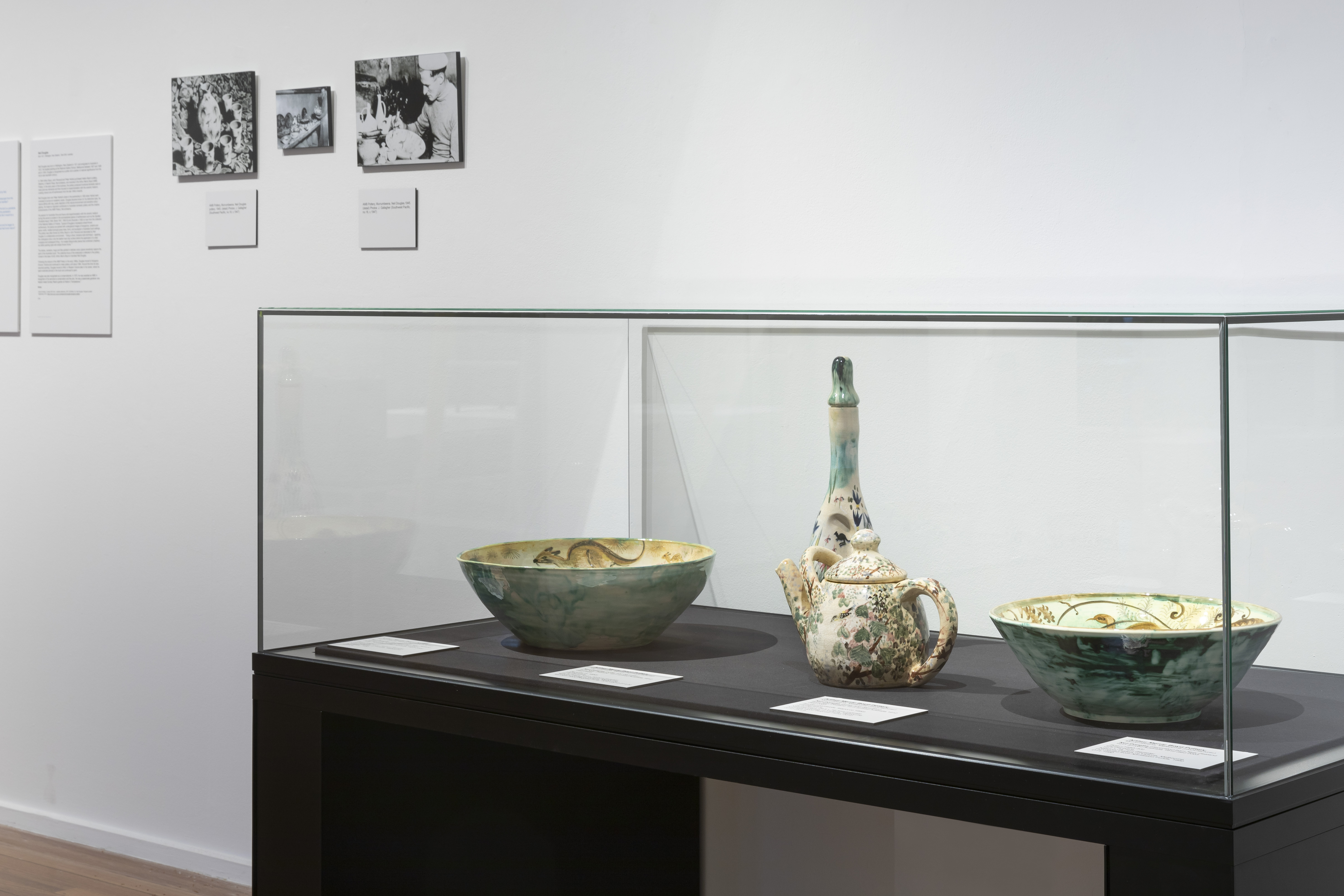 Stories in clay: Arthur Merric Boyd Pottery exhibition installation view, Glen Eira City Council Gallery, 2 November – 15 December 2019. Photo: Mark Ashkanasy