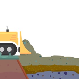 Cartoon tractor
