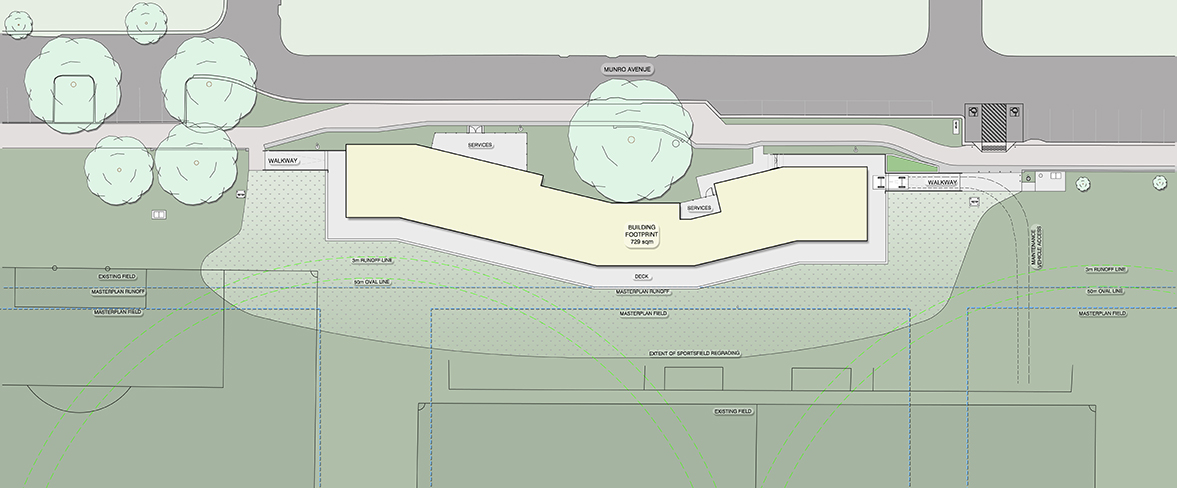 Lord Reserve Pavilion Site Plan
