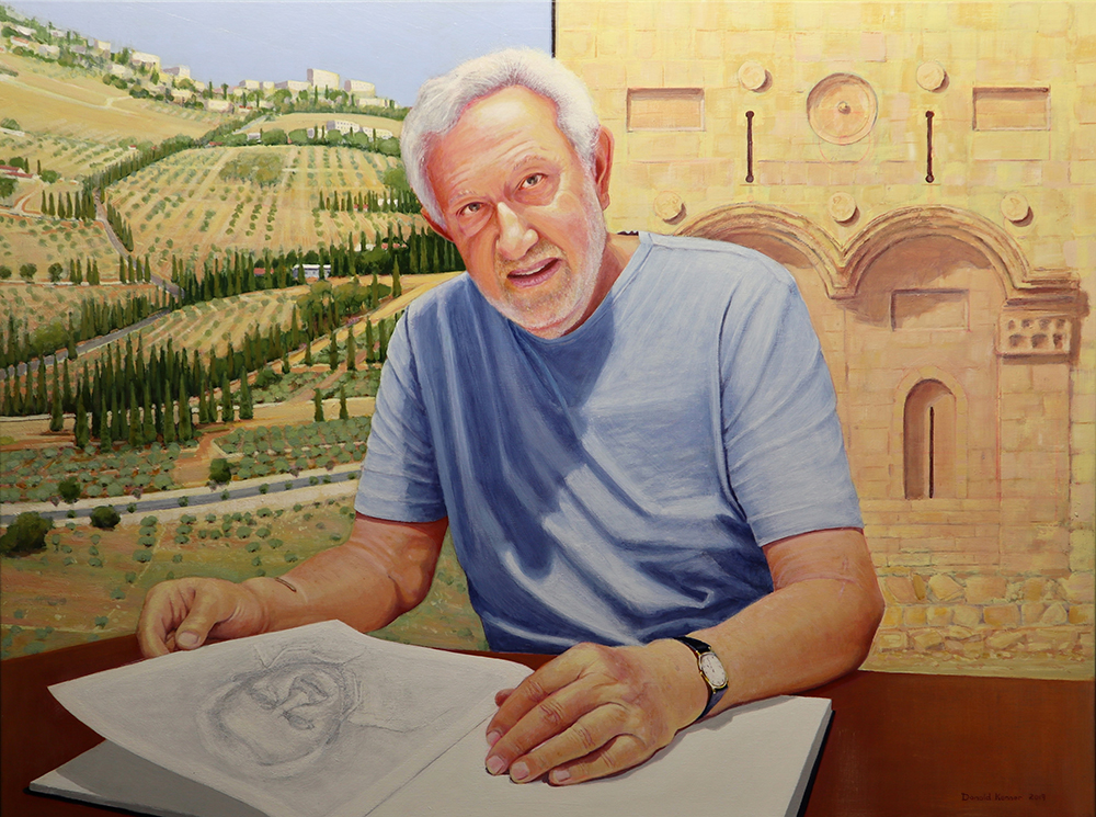 Painted portrait of Victor Majzner