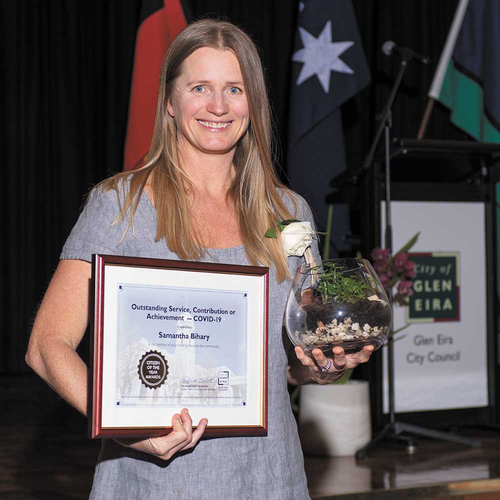 Outstanding Service, Contribution or Achievement During the COVID-19 Pandemic WinnerSamantha Bihary
