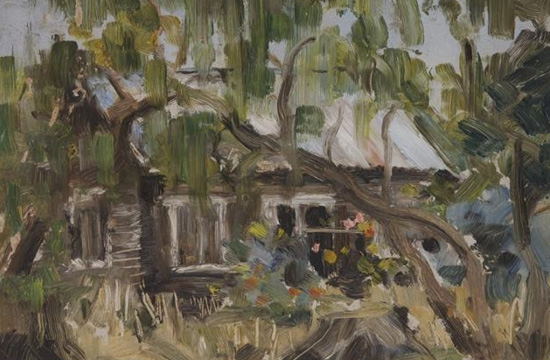 Arthur BOYD, House at Murrumbeena ‘Open Country’, c.1932–33. Image courtesy Bundanon Trust.