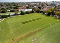 Reconstruction work on oval three Lord Reserve