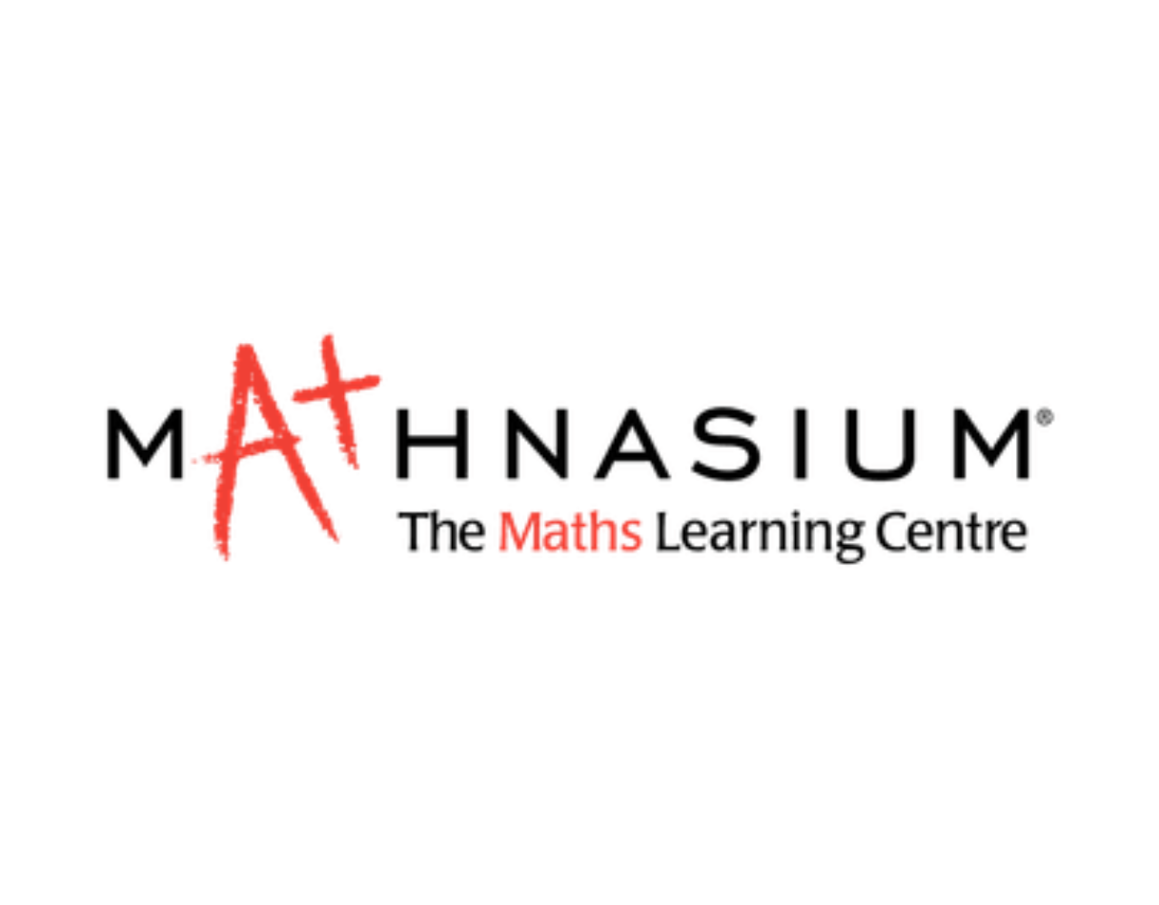 Mathnasium logo with the text "Mathnasium The Maths Learning Centre" on a white background.