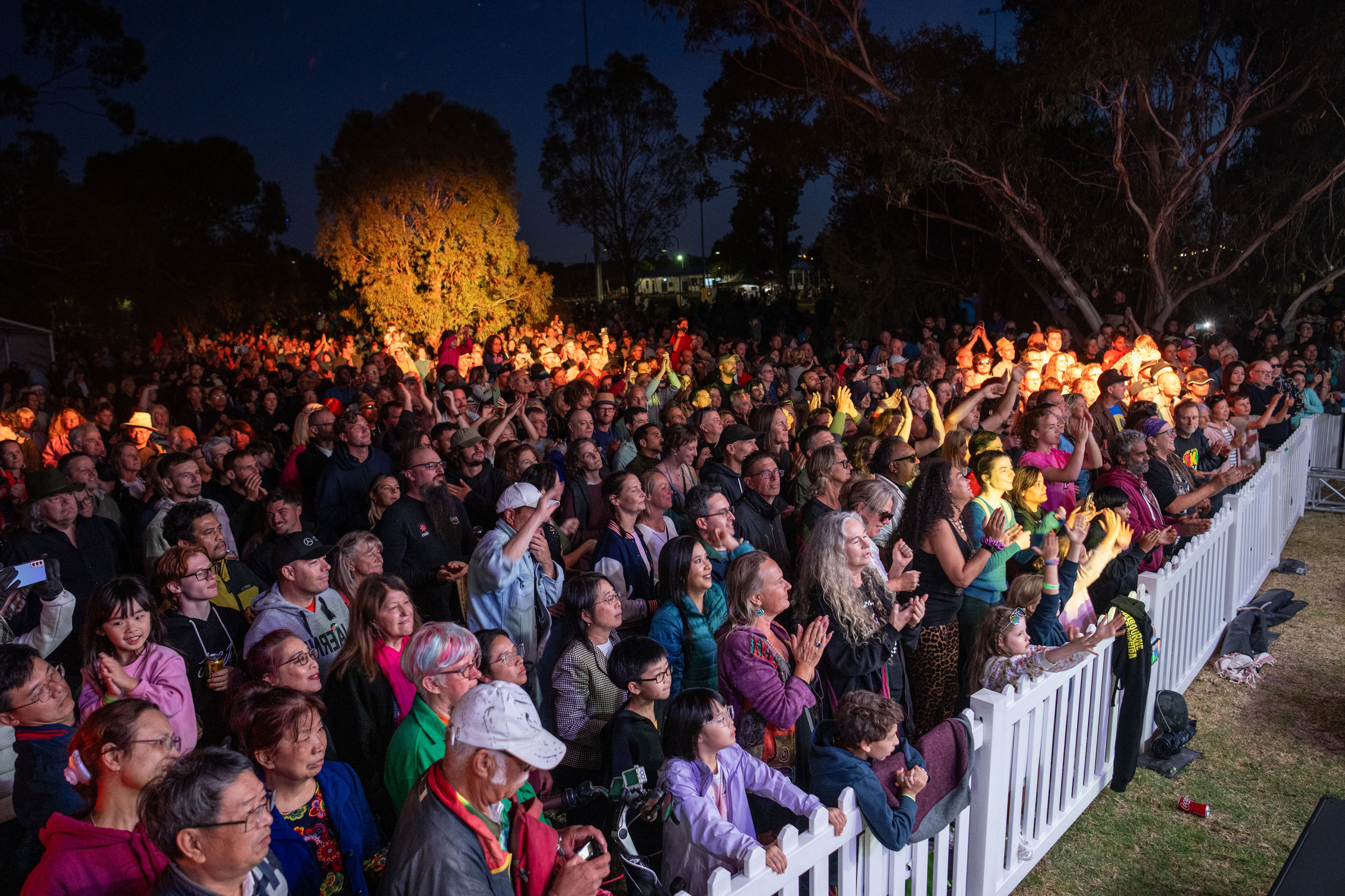 Audience at the performance